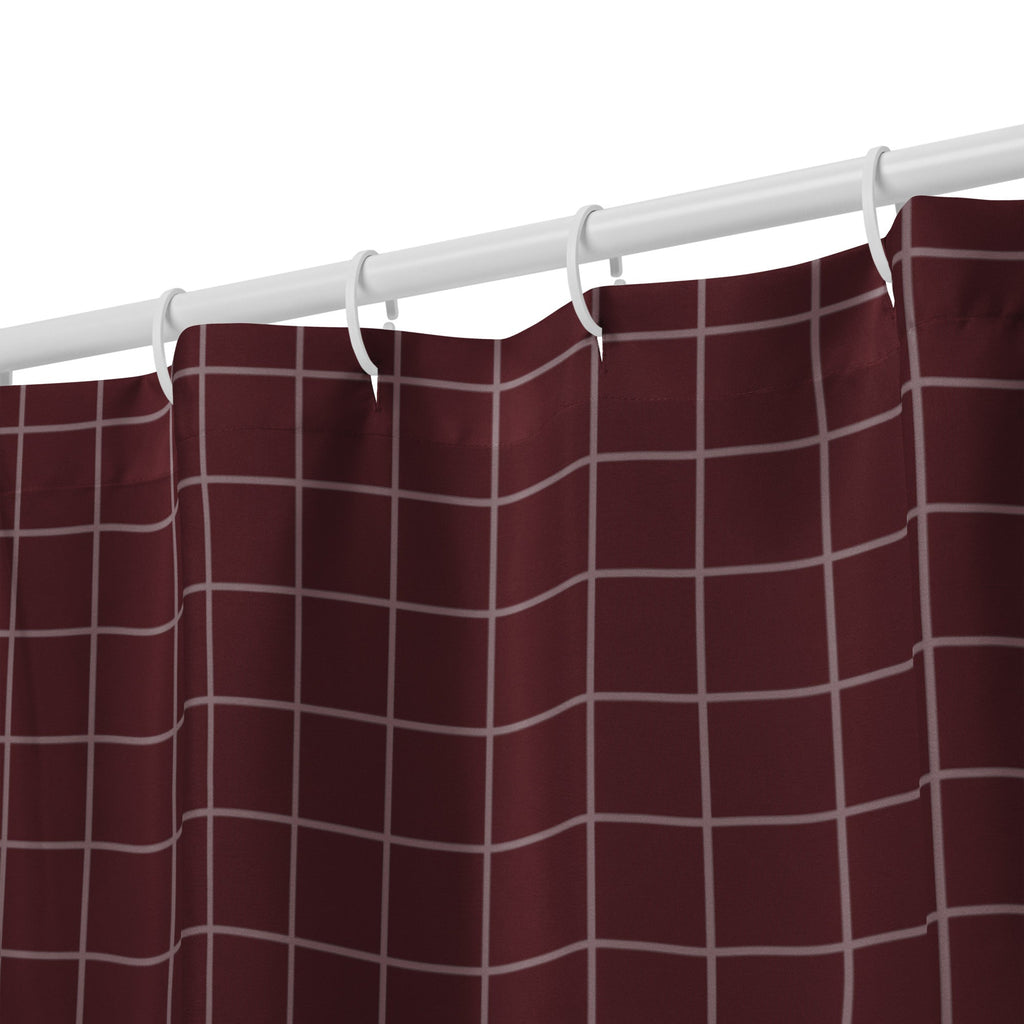 Shower Curtain - 3in Square Tiles