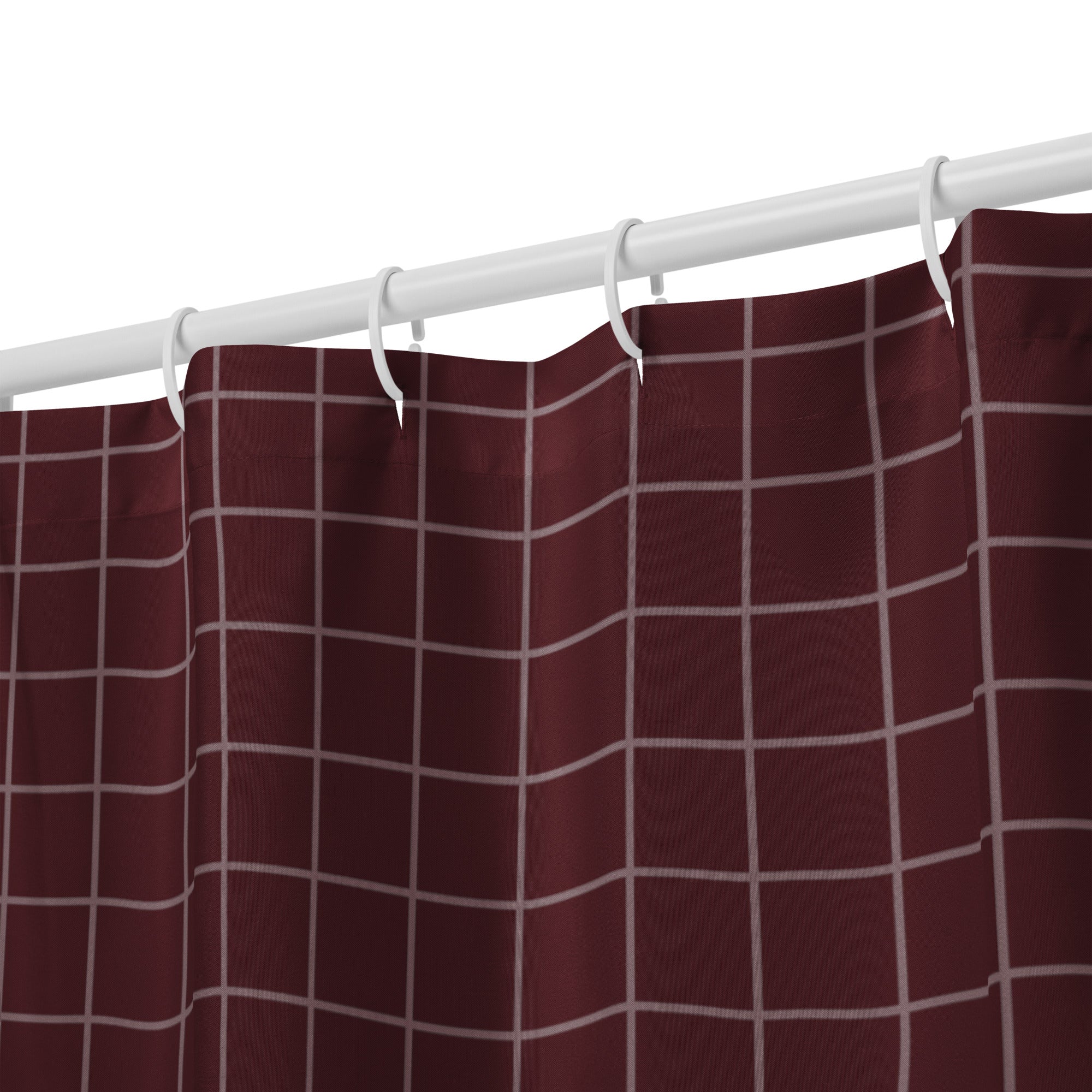 Shower Curtain - 3in Square Tiles