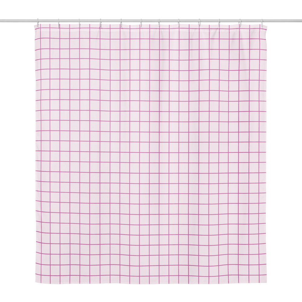 Shower Curtain - 3in Square Tiles